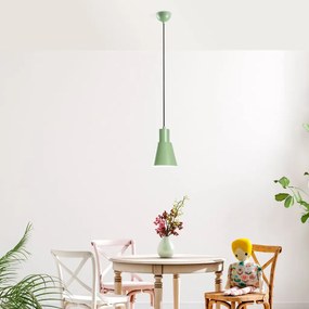 Konikkem Mint menta fém függőlámpa, Ø14 cm