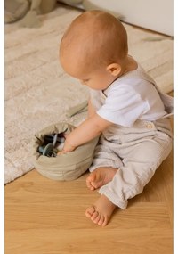 Világoszöld textil gyerek tárolódoboz szett 2 db-os ø 30x20 cm Bambie Olive – Lorena Canals