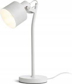 Rendl Celeia asztali lámpa matt fehér/matt nikkel E27 max 40W 230V