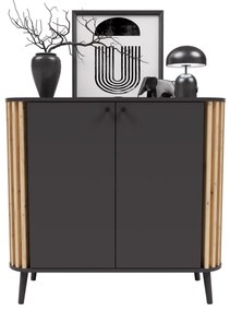 Pure 2 ajtós komód kézműves tölgy/szürke