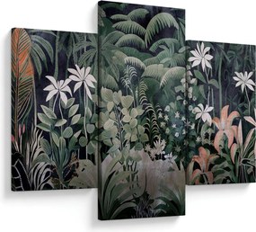 Kép - Festett dzsungel minta (90x60 cm)