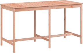 vidaXL tömör duglászfenyő kerti asztal 203,5x90x110 cm