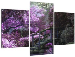 A lila kert képe (90x60 cm)