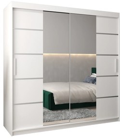 Ruhásszekrény 200 cm Verika 4 200 (fehér). 1064307