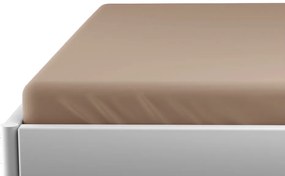 Jersey lepedő kiságyba EXCLUSIVE 60x120 cm világosbarna