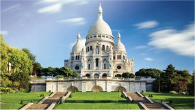 Fotótapéta Bazilika Sacre-Coeur Párizs tájkép építészet 350x250 +ragasztó