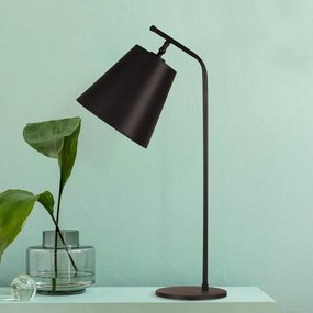 Fekete asztali lámpa fém búrával (magasság 67 cm) Salihini – Opviq lights