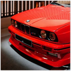 Poszterek 30x30 Piros Bmw M3 Hármas