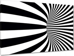 Vászonkép 90x60 Absztrakt fekete-fehér