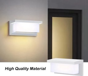 Brilagi - LED RGBW kültéri fali lámpatest BRICKY 1xE27/9W/230V fehér IP54