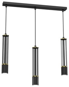 MILAGRO MLP8410 ESTILO Többágú Függesztett Lámpa Fekete GU10 IP20