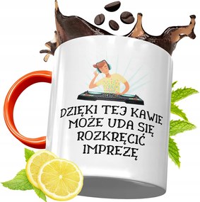 Narancssárga Bögre Dja Ajándék fényképes nyomattal