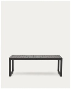 Fém kerti étkezőasztal 100.5x220 cm Galdana – Kave Home