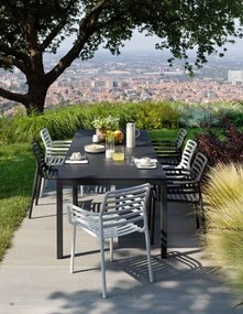 Nardi Doga és Doga Bistrot szék - Nardi Rio Alu 210 cm asztal 8 személyes több színben
