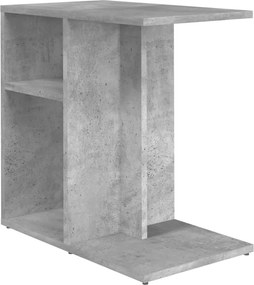 vidaXL betonszürke forgácslap kisasztal 50 x 30 x 50 cm