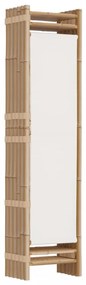 6 paneles összecsukható bambusz és vászon térelválasztó 240 cm