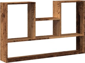 vidaXL antik fa színű szerelt fa fali polc 99 x 15 x 60 cm