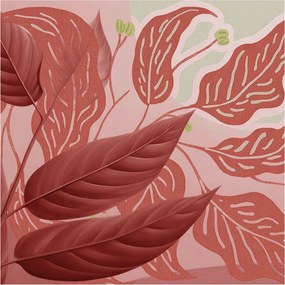 Fotótapéta Fali tapéta Hálószoba Nappali szoba Organikus levelek 250x250 Ragasztó