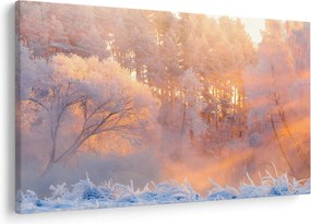 Kép - fagyos hajnal (90x60 cm)