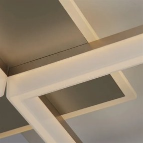 Searchlight 83510GO - dimmelhető LED mennyezeti lámpatest FENCE LED/25W/230V