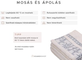 BAMBOO krém bambusz törölköző 50 x 90 cm, 70% bambusz szál | 30% pamut