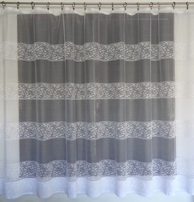 Mg Függöny jacquard 618/240 Fehér 250X170cm Kész Szalaggal Skr
