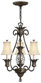 Hinkley HK-PLANT3-PZ - Csillár láncon PLANTATION 4xE14/40W/230V bronz