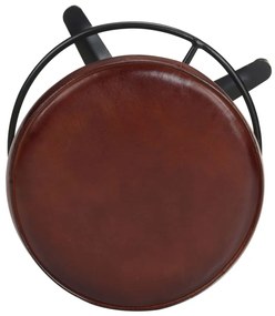 2 db valódi bőr bárszék 76 cm