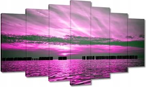 Vászonkép 140x80 Hanga naplemente