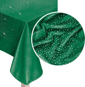 Abrosz dekoratív Shiny 85x85 velúr üvegzöld kristályokkal