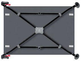 Lionelo - Utazóágy LAURA beton-szürke