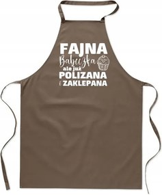 Konyhai Kötény Bézs Valentin Napi Ajándék Polizált Zaklatott FA_456_b