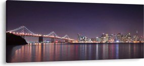 Kilátás San Francisco-ra, California (120x50 cm)