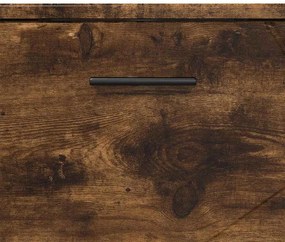 Fürdőszoba bútor szett 3 pcs Füstölt tölgy 76.5 x 35 x 64 cm