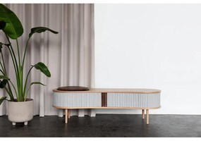 Barna-bézs TV-állvány tölgyfa dekorral 140x40 cm Audacious – UMAGE