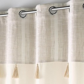 Natúr színű függöny 140x240 cm Island – douceur d'intérieur