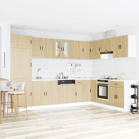 Mosogatószekrény Porto 2 pcs Barna 80 x 46 x 84.5 cm Faanyag