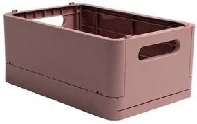 Tárolódoboz, A5+, összecsukható, EXACOMPTA Skandi, rózsaszín (EX27138D)