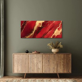 Kép - Vörös-arany márvány (120x50 cm)