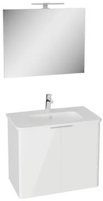 Fürdőszoba szett mosdóval VitrA Mia 75x62,5x44,5 cm fehér fényes MIASETPR80BB