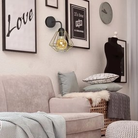 Fali lámpa LUPO 1xE27/60W/230V