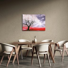 Piros fa kép (70x50 cm)