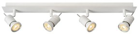 Lucide 17990/20/31 - LED spotlámpa TWINNY-LED 4xGU10/4,5W/230V fehér 63 cm