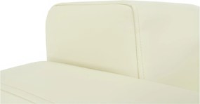 Fotel, textilbőr bézs, HOMKER