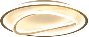 ZUMA LINE MX3889-1A-3BGT LENS Kerek Mennyezeti Lámpa Fekete, Arany LED IP20