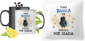 Basszusgitáros szett Mágikus bögre fényképes nyomott mintás párna