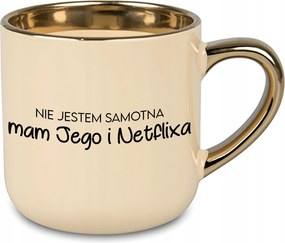 Bögre Nagy Krém Nem Vagyok Egyedül Ajándék Feleség Férj Házasság