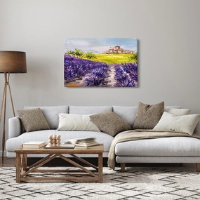 Kép - Provence, franciaország, olajfestmény (90x60 cm)