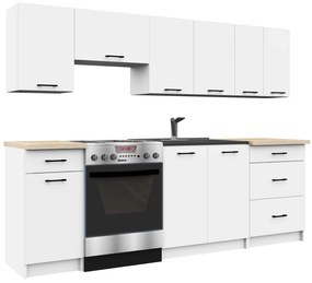 Alsó konyhaszekrény Ozara S80 3SZ (fehér). 1069423