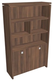 Verno magas szekrény 128 x 46 x 210 cm, polccal, dió